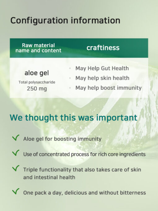 Aloe Jelly for Intestinal Immunity (15 sticks) - Image 5