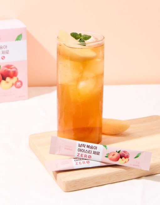 🍑Nabjak Flat Peach Iced Tea ZERO (30sticks).